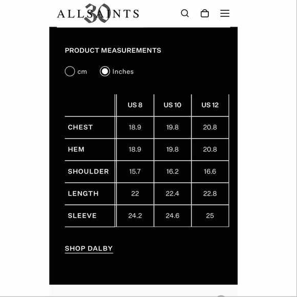 NWT All Saints Dalby Leather Biker Jacket - Picture 13 of 14